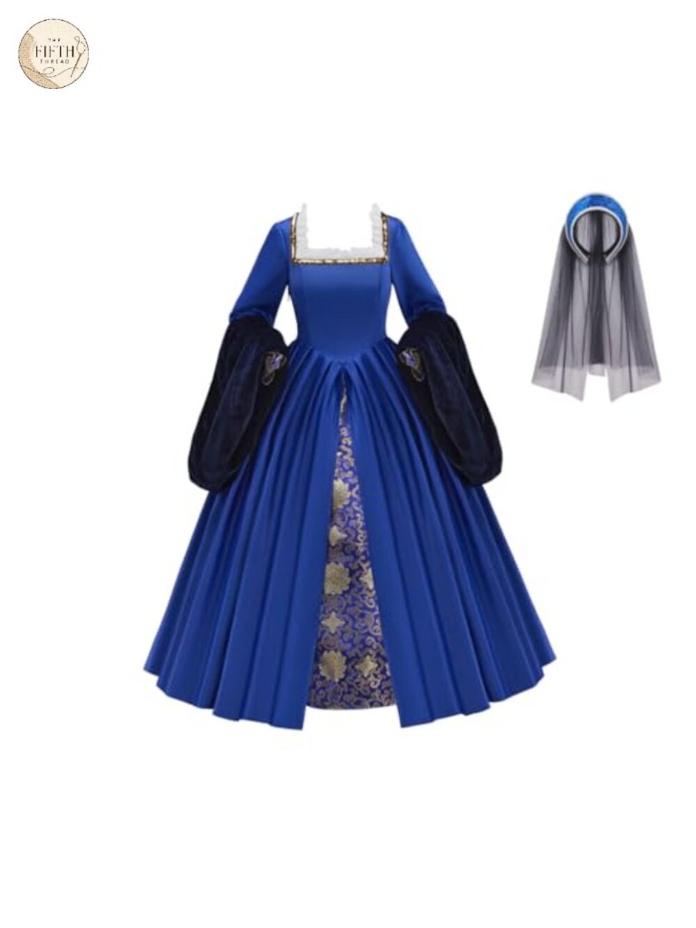 Anne Boleyn Tudor Queen Renaissance Cosplay Costume Dress Headpiece